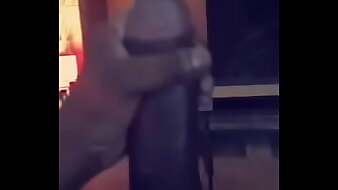 CJRob stroking his Monster Black Cock