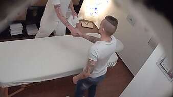 Young Straight Guy Gets Anal Fuck on Massage Table